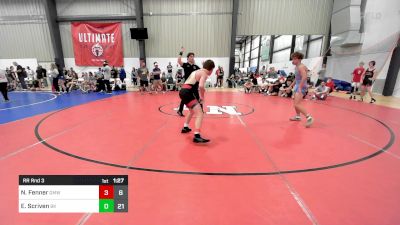 123 lbs Rr Rnd 3 - Noah Fenner, Gold Medal WC vs Elijah Scriven, Bad Karma