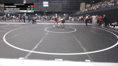 157 lbs Quarterfinal - Alex Casarez, Grand View (Iowa) vs Benjamin Miller, Doane University