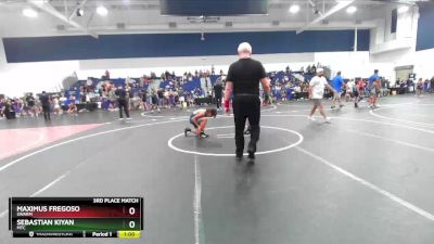 97 lbs 3rd Place Match - Sebastian Kiyan, MTC vs Maximus Fregoso, Swarm