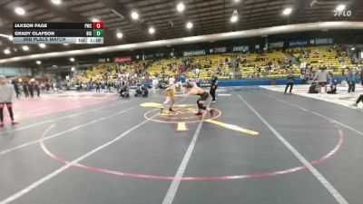 138 lbs 3rd Place Match - Jaxson Page, Pirate Wrestling Club vs Grady Olafson, Bison