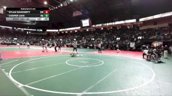 96 lbs Cons. Round 4 - Dylan Daugherty, CPWA vs Cooper Luck, PBG1