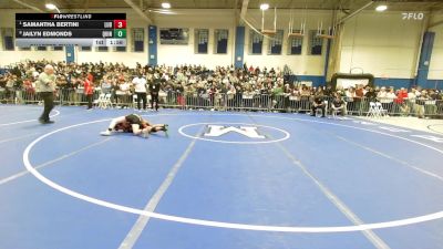 107 lbs Quarterfinal - Samantha Bertini, Ludlow vs Jailyn Edmonds, Quincy Upper