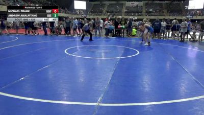 135 lbs Quarterfinal - Michael Frank, Montville vs Andrew Amalfitano, Greenwood