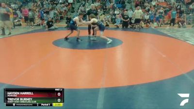 160 lbs Cons. Round 2 - Hayden Harrell, Pearlers vs Trevor Burney, Soddy Daisy Wrestling Club