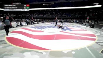 Semifinal - Jacob Ellingson, Spearfish vs Lane Knutson, Sioux Falls Washington