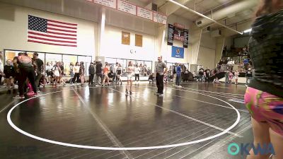 80 lbs Rr Rnd 3 - Reiney Holcomb, Sperry Wrestling Club vs Bree Leyba, Team Tulsa Wrestling Club