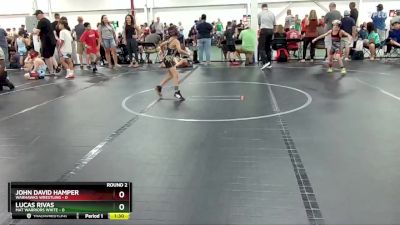 48 lbs Round 2 (6 Team) - John David Hamper, Warhawks Wrestling vs Lucas Rivas, Mat Warriors White