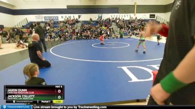 67 lbs Semifinal - Jackson Collett, Team Real Life Wrestling vs Jaxon Dunn, Lakeland Wrestling Club