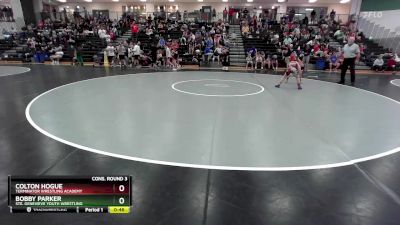 85 lbs Cons. Round 3 - Colton Hogue, Terminator Wrestling Academy vs Bobby Parker, Ste. Genevieve Youth Wrestling