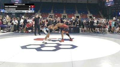 144 lbs Cons. Sub-rd Of 64 - Colt Goodman, Indiana vs Tye Johnson, North Carolina