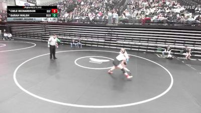 4A 155 lbs Champ. Round 1 - Ciele Richardson, Uintah vs Sarah Walsh, Ridgeline