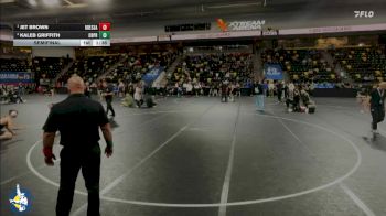 157 lbs Semifinal - Jet Brown, Odessa vs Kaleb Griffith, Creighton Preparatory School