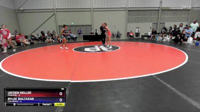 110 lbs Round 3 (8 Team) - Jayden Keller, Missouri vs Rylee Balcazar, Colorado