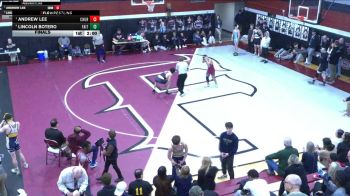 145 lbs Final - Andrew Lee, Church Farm School vs Lincoln Botero, Faith Christian Academy