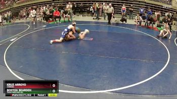 125 lbs Cons. Round 1 - Kruz Arroyo, CARBON vs Boston Bearden, Team Prestige WC