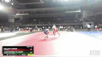 132 lbs Cons. Round 2 - Christopher Villavert, Franklin (Elk Grove) vs William Corker, Atwater