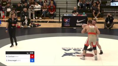 87 kg Final - Richard Carlson, Minnesota Storm vs Zachary Braunagel, Illinois Regional Training Center/Illini WC