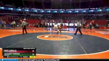 2A 160 lbs 3rd Place Match - Anthony Montez, Geneseo vs Nate Chirillo, Chicago (Brother Rice)