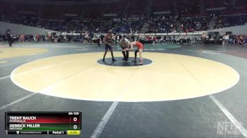6A-120 lbs Champ. Round 2 - Derrick Miller, Westview vs Trent Rauch, McMinnville