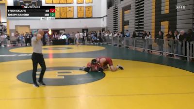 165Black lbs Rr Rnd 3 - Tyler Lillard, Indiana vs Joseph Cangro, Harvard