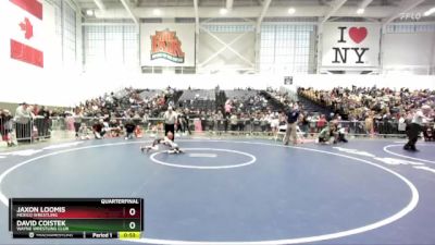 50 lbs Quarterfinal - Jaxon Loomis, Mexico Wrestling vs David Coistek, Wayne Wrestling Club