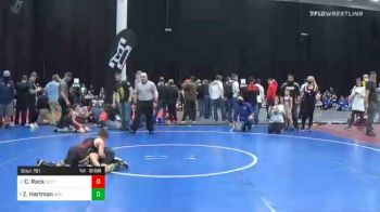 75 lbs Consolation - Carter Rock, Gettysburg vs Zander Hartman, Boiling Springs