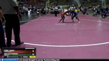 120 lbs Quarterfinal - Cory Jones, Thompson HS vs Bryson Parker, Auburn