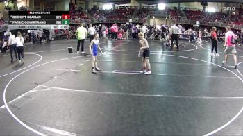 65 lbs Cons. Round 2 - Patrick Chartrand, Junior Titans Wrestling Club vs Beckett Seaman, St Paul Youth Wrestling