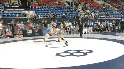 110 lbs Champ. Rd Of 16 - Alexa Thomas, Wisconsin vs Audrey Cunningham, Texas