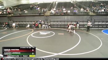 147 lbs Cons. Round 4 - Samuel Makitrin, Viewmont vs Karson Lawrence, Copper Hills
