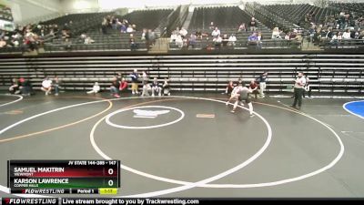 147 lbs Cons. Round 4 - Samuel Makitrin, Viewmont vs Karson Lawrence, Copper Hills