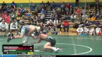 165 lbs Champ. Round 1 - Ryan Zentkovich, Washington (Massillon) vs Gavin Bowers, TINORA