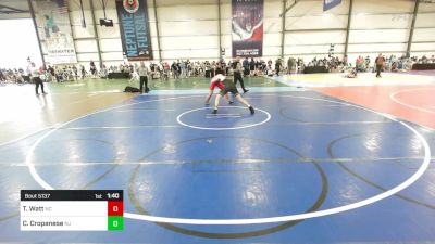 132 lbs Round Of 256 - Tyler Watt, NC vs Christopher Cropanese, NJ