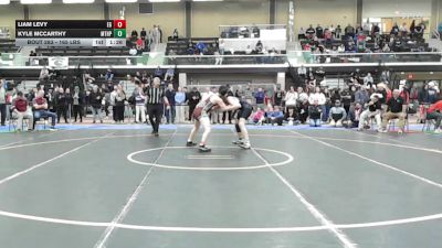 165 lbs Quarterfinal - Liam Levy, East Greenwich vs Kyle Mccarthy, Mt. Hope