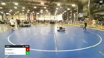 112 lbs Consi Of 8 #2 - Kaiden Barker, OH vs Billy Hamilton, GA