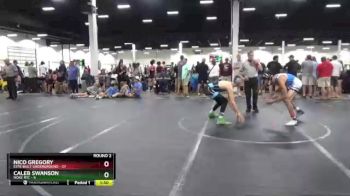 138 lbs Round 2 (8 Team) - Nico Gregory, Este Built Underground vs Caleb Swanson, Noke RTC