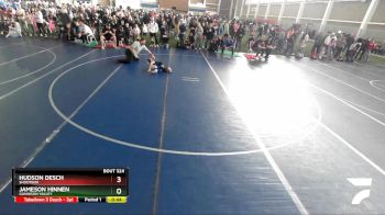 48 lbs Champ. Round 2 - Jameson Hinnen, Gunnison Valley vs Hudson Desch, Shootbox