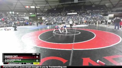 106 lbs Quarterfinal - Alexander Polk, UP Outlaw WC vs Maddox Taft, Mt Spokane Wrestling Club