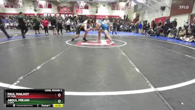 157 lbs Cons. Round 2 - Abdul Mirjan, Clovis vs Paul Mailhot, Mt. View