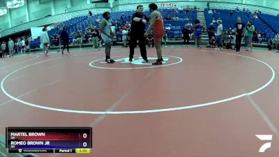 220 lbs Cons. Round 3 - Martel Brown, OH vs Romeo Brown Jr, OH