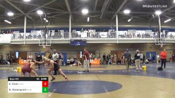 Prelims - Alec Cook, Clarion-Unattached vs Nick Rosengrant, Bloomsburg