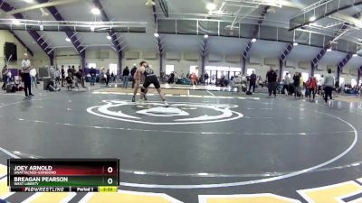 174 lbs Cons. Round 3 - Joey Arnold, Unattached-Edinboro vs Breagan Pearson, West Liberty