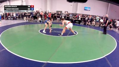 175 lbs Champ. Round 2 - Kayden Roach, Frankfort Gladiator Wrestling vs Aidan Kincaide, Contenders Wrestling Academy