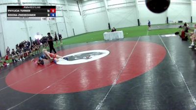 120 lbs Phylicia Turner, Tennessee vs Reiona Zweibohmer, Iowa