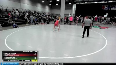 155 lbs Cons. Round 6 - Hallie Harp, Militia Trained Mat Club vs Eva Garcia, Surfside X Wrestling