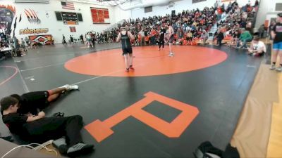145 lbs Round 3 - Landric Hoffman, Lander Middle School vs Turner Geis, Worland Middle School
