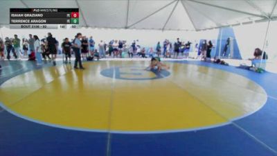 92 lbs Cons. Round 2 - Isaiah Graziano, Poway Elite vs Terrence Aragon, Poway Elite