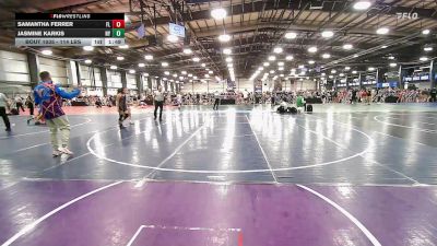 114 lbs Round Of 128 - Samantha Ferrer, FL vs Jasmine Karkis, NY