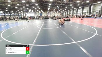 160 lbs Round Of 64 - Riley Malloy, ME vs Owen McMullen, PA