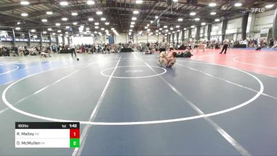 160 lbs Round Of 64 - Riley Malloy, ME vs Owen McMullen, PA